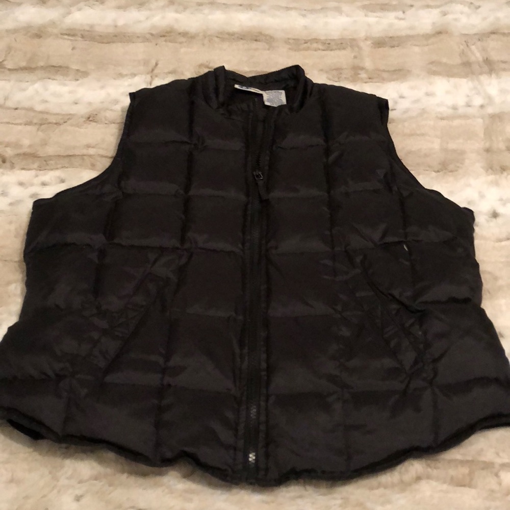Arizona Black Feather Down Vest
